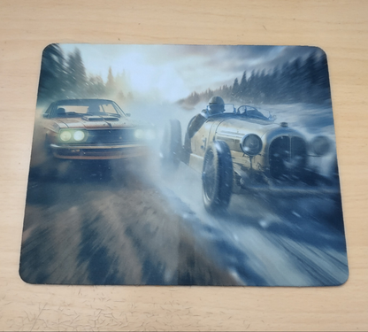 Racing Cars Graphic Design Gaming Non Slip Mouse Pad For Desktop