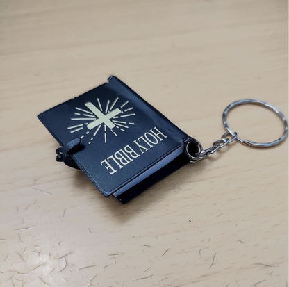 Mini Holy Bible Keychain Pendant For Men Women With Bible Verses