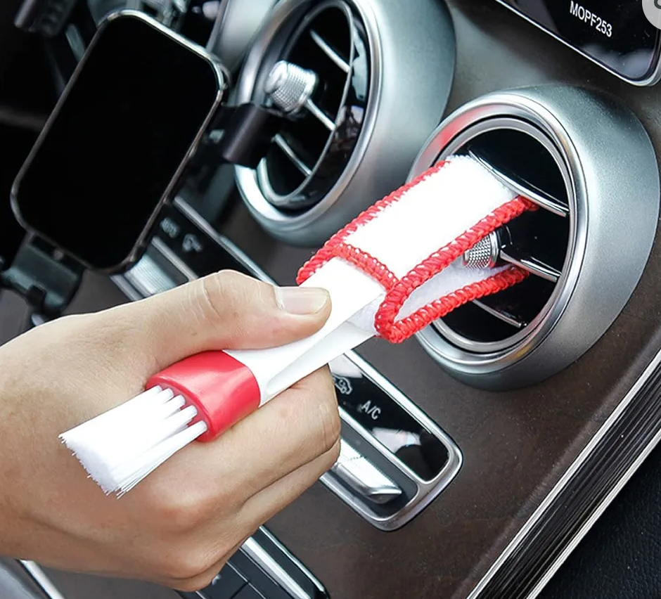 2in1 Car Dust Brush Interior Auto Detailing Tool For All Vehicles