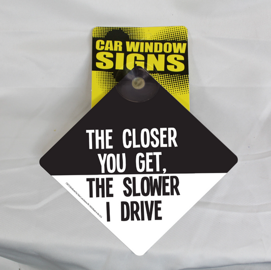 Funny Suction Cup Auto Decals Window Signs Universal For All Cars