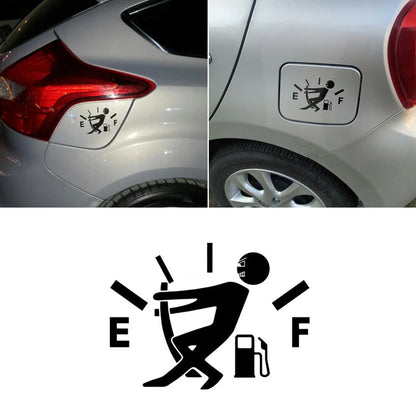 Funny Car Stickers Stick Figure Gas Tank Auto Decals For Men And Women