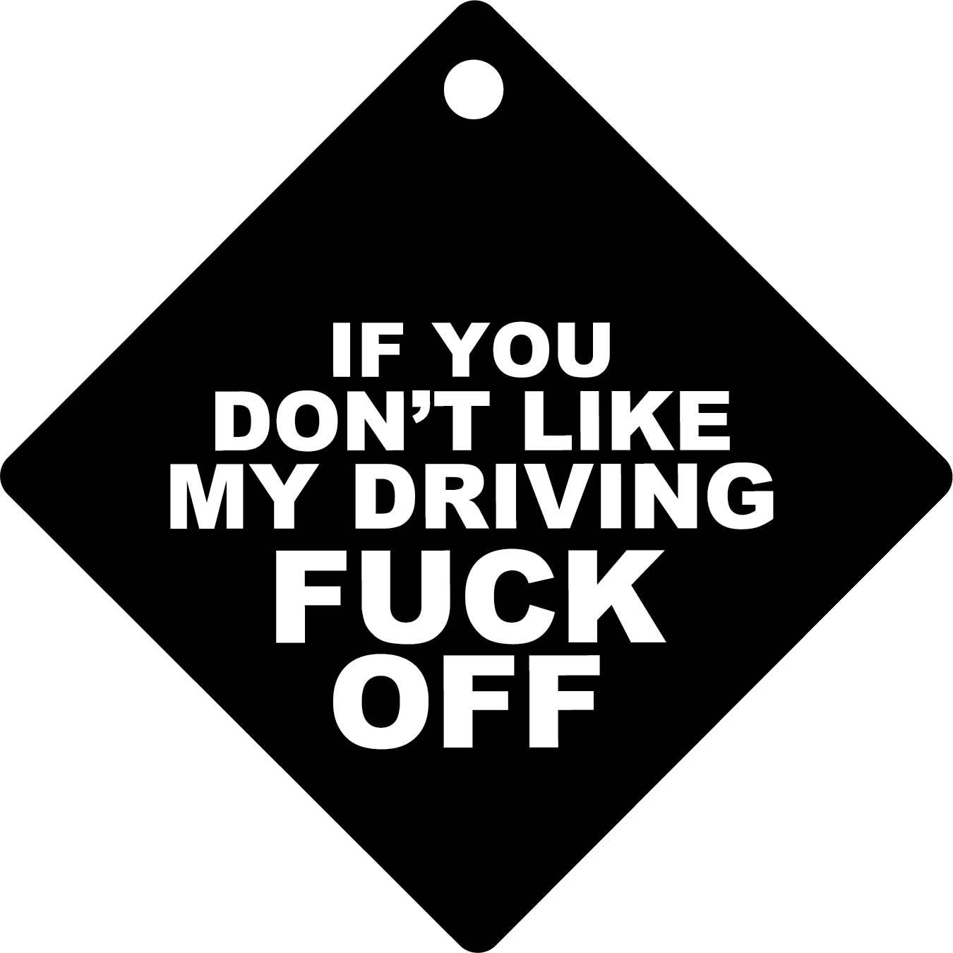 Funny Suction Cup Auto Decals Window Signs Universal For All Cars