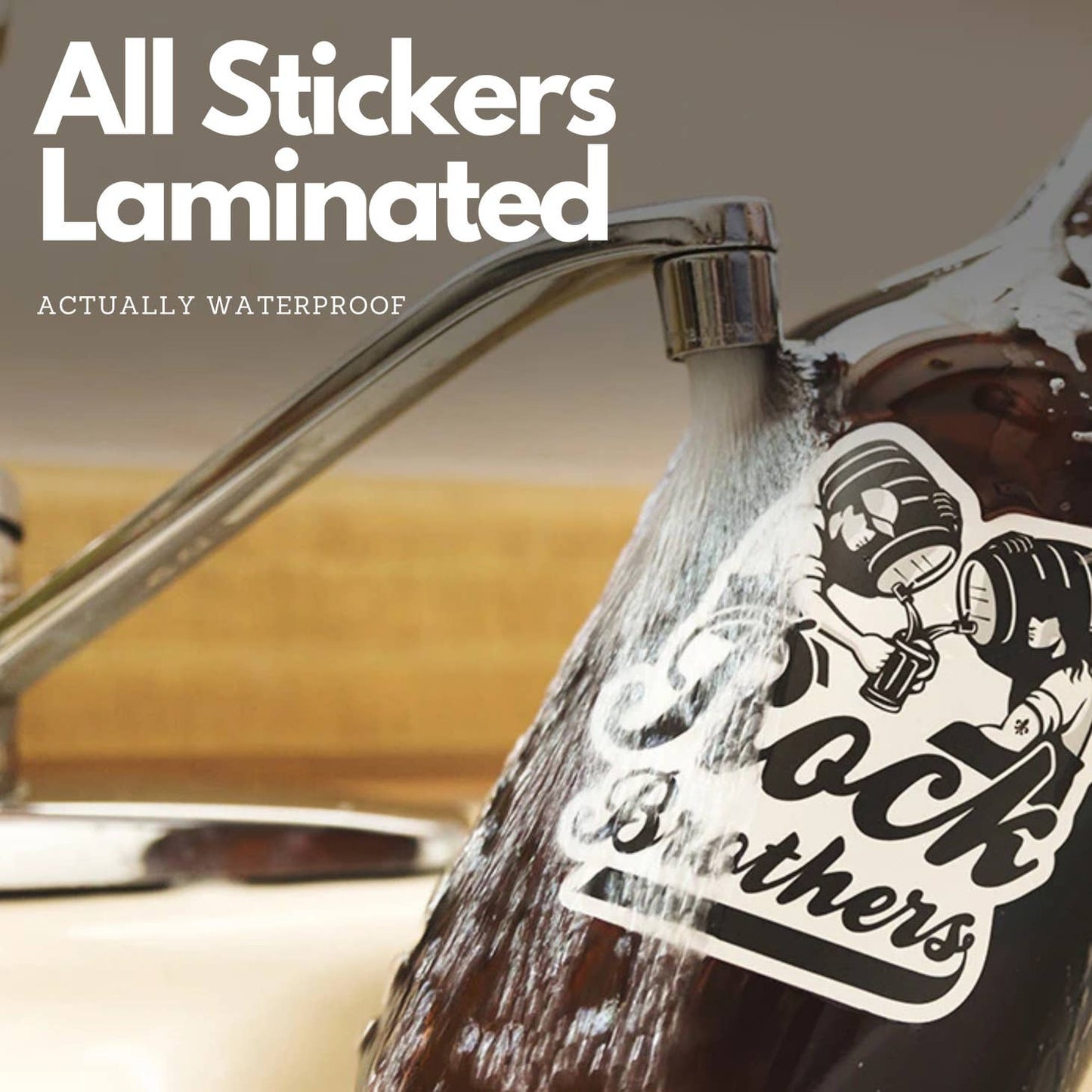 Funny Laminated Vinyl Stickers For Laptops Water Bottles And More