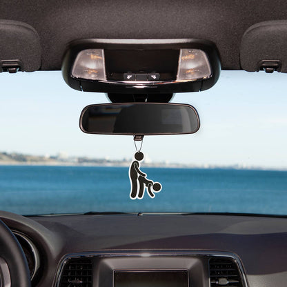 1pc Fun Adult Hanging Car Air Freshener Pendants For Men Women