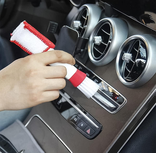 2in1 Car Dust Brush Interior Auto Detailing Tool For All Vehicles